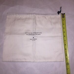 Kate spade dust bag
